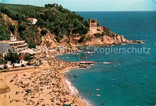 AK / Ansichtskarte Lloret_de_Mar Vista general de Sa Caleta y castillo Lloret_de_Mar