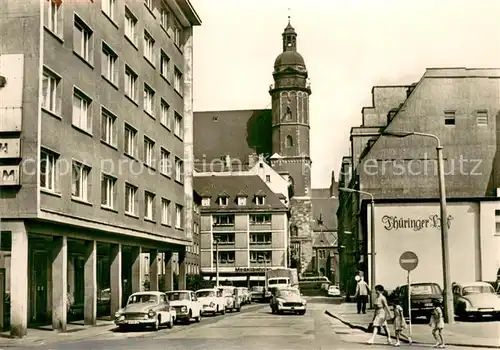 AK / Ansichtskarte Leipzig Burgstrasse Thomaskirche Thueringer Hof Leipzig