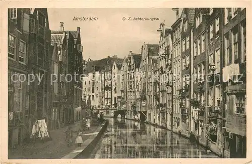 AK / Ansichtskarte Amsterdam__NL O.Z. Achterburgwal 