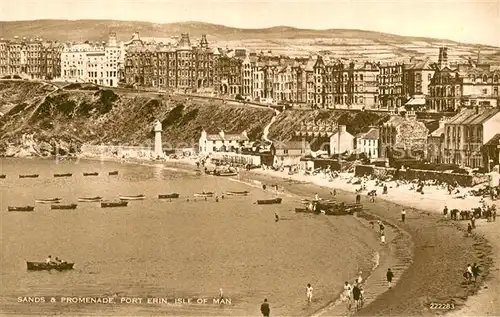 AK / Ansichtskarte Port_Erin_Isle_Of_Man_UK Sands and promenade 