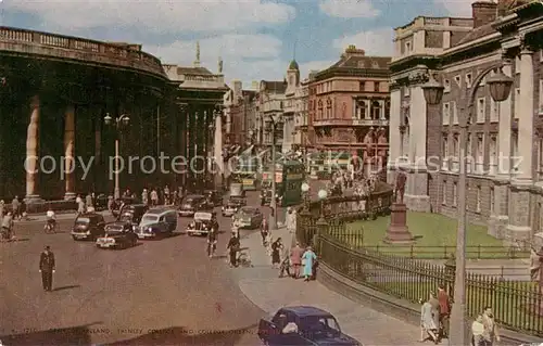 AK / Ansichtskarte Dublin__Ireland_UK Bank of Ireland Trinity College and College Green Valentines Post Card 