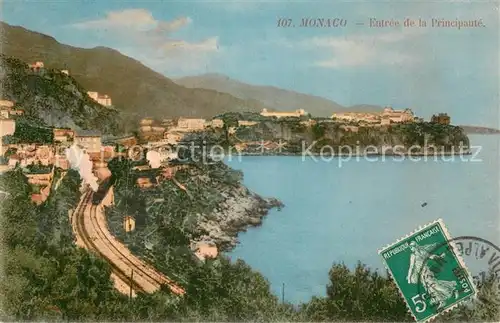 AK / Ansichtskarte Monaco Entree de la Principaute Monaco