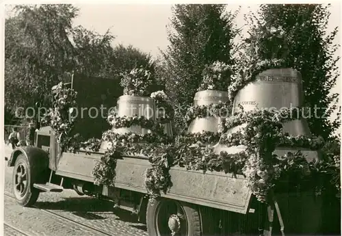 AK / Ansichtskarte Zuerich_ZH Festumzug Lastwagen mit Glocken Zuerich_ZH