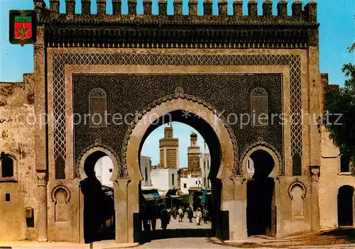 AK / Ansichtskarte Fes__Fez_Maroc Puerta de Boujeloud 