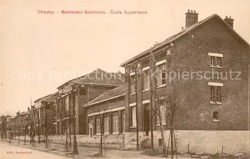 AK / Ansichtskarte Chauny_02_Aisne Boulevard Gambetta   Ecole Superieure 