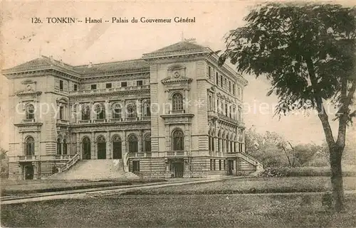 AK / Ansichtskarte Tonkin_Vietnam Hanoi   Palais du Gouverneur General 