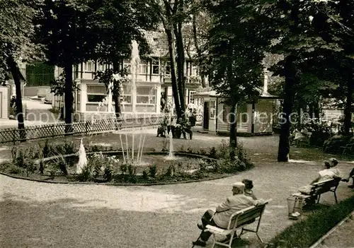 AK / Ansichtskarte Altenau_Harz Leuchtfontaene am Markt Altenau Harz