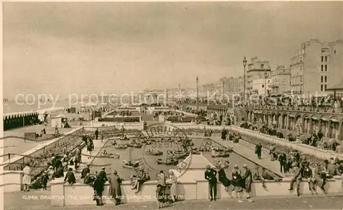 AK / Ansichtskarte Brighton__East_Sussex_UK Boating Pool and Gardens 