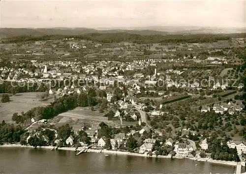 AK / Ansichtskarte Kressbronn_Bodensee Fliegeraufnahme Kressbronn Bodensee