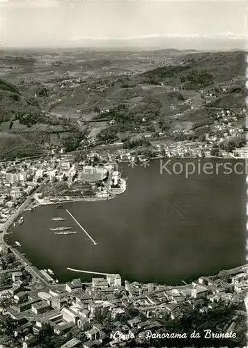 AK / Ansichtskarte Como_Lago_di_Como Fliegeraufnahme Panorama da Brunate Como_Lago_di_Como