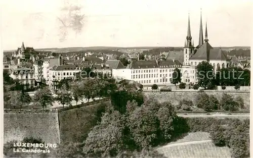 AK / Ansichtskarte Luxembourg__Luxemburg La Cathedrale 