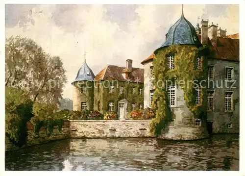 AK / Ansichtskarte Ittlingen Schloss Ittlingen Aquarell Ittlingen