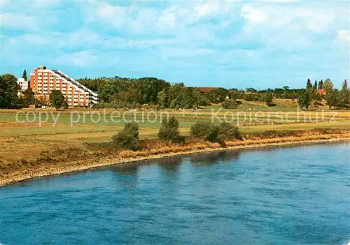 AK / Ansichtskarte Petershagen_Weser Kurklinik Moorbad Hopfenberg Panorama Petershagen Weser