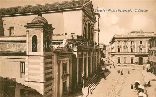 AK / Ansichtskarte Caserta_Vecchia_IT Piazza Vescovado Il Duomo 