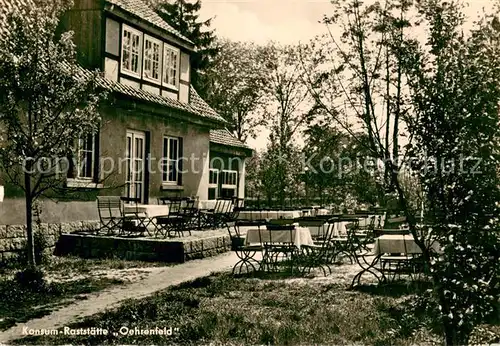 AK / Ansichtskarte Oehrenfeld_Harz Konsum Raststaette Oehrenfeld Harz