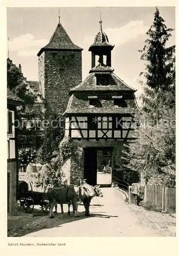 AK / Ansichtskarte Morstein_Gerabronn Schloss Morstein Hohenloher Land Morstein_Gerabronn