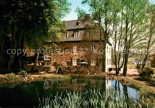 AK / Ansichtskarte Horbruch Historische Bergmuehle Teich Horbruch