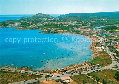 AK / Ansichtskarte La_Escala_Costa_Brava_ES Playa de Riells Fliegeraufnahme 