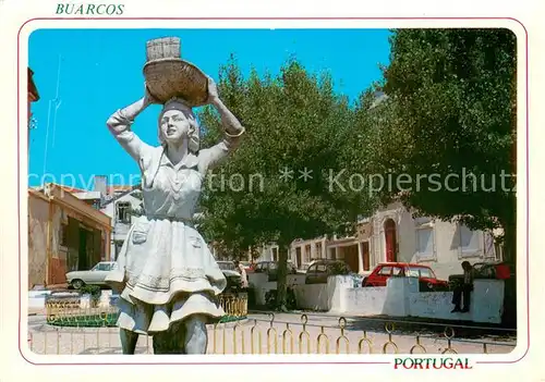 AK / Ansichtskarte Buarcos_PT Varina de Buarcos Fishwife Statue 