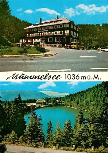 AK / Ansichtskarte Mummelsee Berghotel Mummelsee Seepanorama Mummelsee