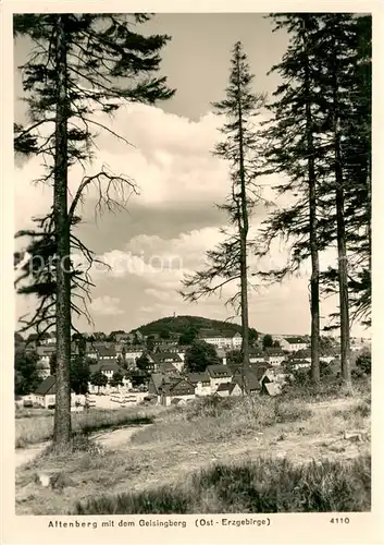 AK / Ansichtskarte Altenberg__Osterzgebirge Teilansicht m. d. Geisingberg 