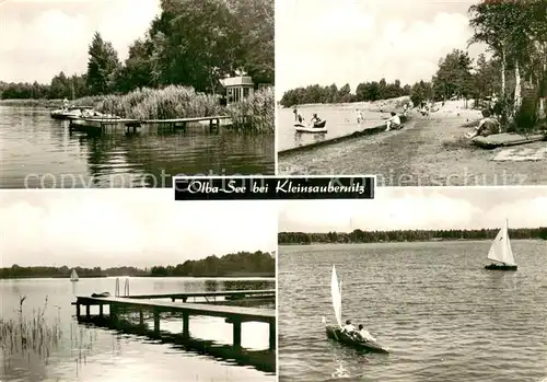 AK / Ansichtskarte Kleinsaubernitz Olba See Teilansichten Kleinsaubernitz