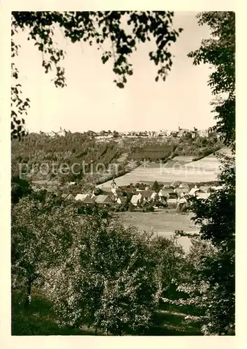 AK / Ansichtskarte Baechlingen Blick nach Langenburg Baechlingen