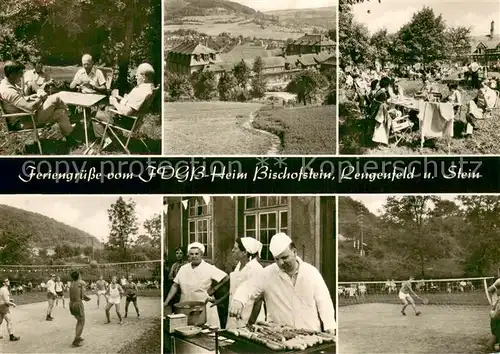 AK / Ansichtskarte Lengenfeld_Stein FDGB Heim Bischofstein 