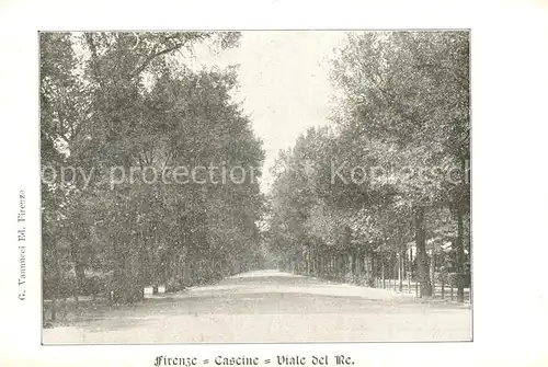 AK / Ansichtskarte Firenze_Florenz Cascine Viale del Re 