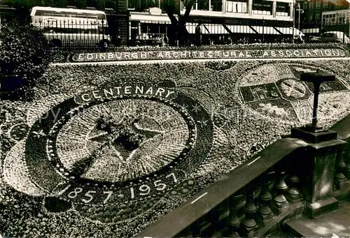 AK / Ansichtskarte Edinburgh__Scotland_UK Floral Clock West Princes Street Gardens 