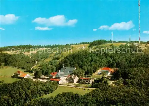 AK / Ansichtskarte Kreuzberg__Rhoen_Kloster_Bischofsheim Naturpark Rhoen 