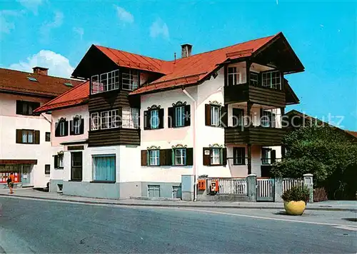 AK / Ansichtskarte Oberstdorf Markushaus Aussenansicht Oberstdorf