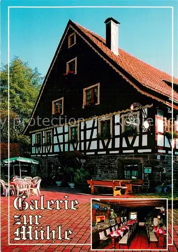 AK / Ansichtskarte Gruental_Freudenstadt Gasthaus Galerie zur Muehle Gruental_Freudenstadt