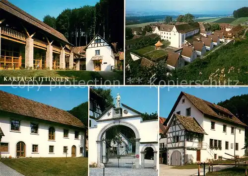 AK / Ansichtskarte Ittingen Kartause Ittingen Seminar mit Gaestehaus Panorama Kueferei Hauptportal Trotte Ittingen