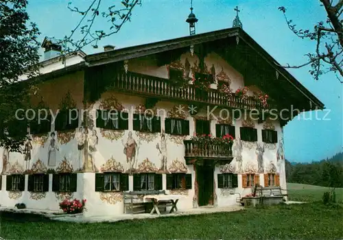 AK / Ansichtskarte Hagnberg Jodlerhof Fassadenmalerei Hagnberg