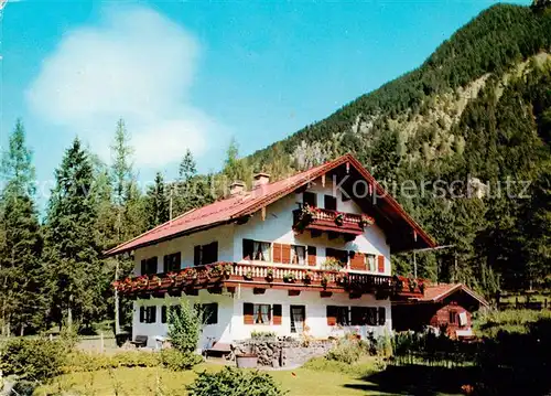 AK / Ansichtskarte Bayrischzell Haus Oswald Aussenansicht Bayrischzell