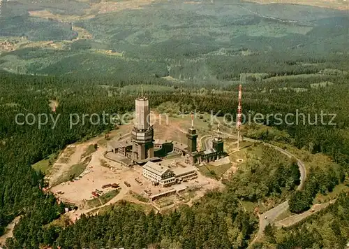 AK / Ansichtskarte Grosser_Feldberg_Taunus Fliegeraufnahme mit Fernseh Fernmelde und UKW Sender Grosser_Feldberg_Taunus