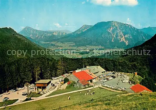 AK / Ansichtskarte Steinbergalm_1100m_Ruhpolding Fliegeraufnahme 