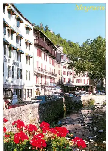 AK / Ansichtskarte Meyrueis_48_Lozere Borde par le Bethuzon Quai de la Barriere Gorges de la Jonte 