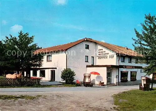 AK / Ansichtskarte Tromm_Odenwald Cafe Restaurant Pension Trommer Hof Tromm Odenwald