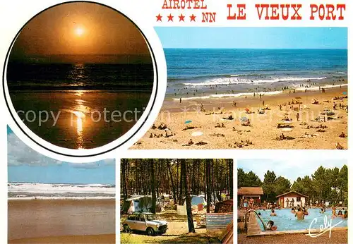 AK / Ansichtskarte Messanges_40_Landes Le vieux Port Airotel Caravaning Pool  