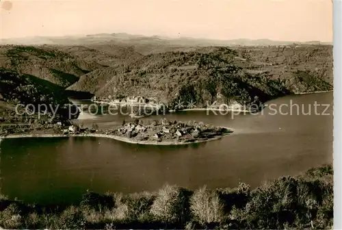 AK / Ansichtskarte Sarrans_Lac_de Presqu ile de Laussac sur le lac du Barrage de Sarrans Sarrans_Lac_de