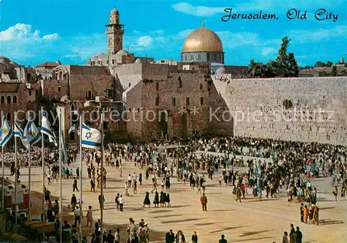 AK / Ansichtskarte Jerusalem_Yerushalayim The Western Wall Jerusalem_Yerushalayim