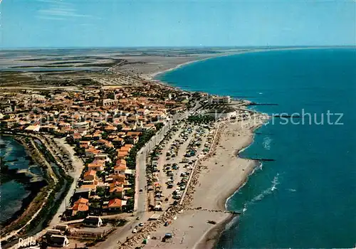 AK / Ansichtskarte Les_Saintes Maries de la Mer Vue aerienne Les