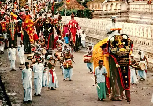 AK / Ansichtskarte Kandy_Ceylon_Sri_Lanka Perahera 