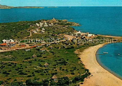 AK / Ansichtskarte Arzachena_IT Centro Vacanze Isuledda Spiaggia veduta aerea 