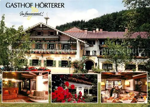 AK / Ansichtskarte Hammer_Siegsdorf Gasthof Hoerterer Der Hammerwirt Restaurant Foyer Hammer Siegsdorf