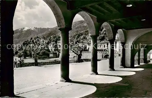 AK / Ansichtskarte Ascona_Lago_Maggiore Sotto i portici Ascona_Lago_Maggiore