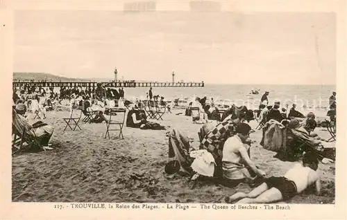 AK / Ansichtskarte Trouville Deauville La Reine des Plages Trouville Deauville