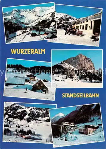 AK / Ansichtskarte Spital_Pyhrn_AT Wurzeralm Standseilbahn Panorama 